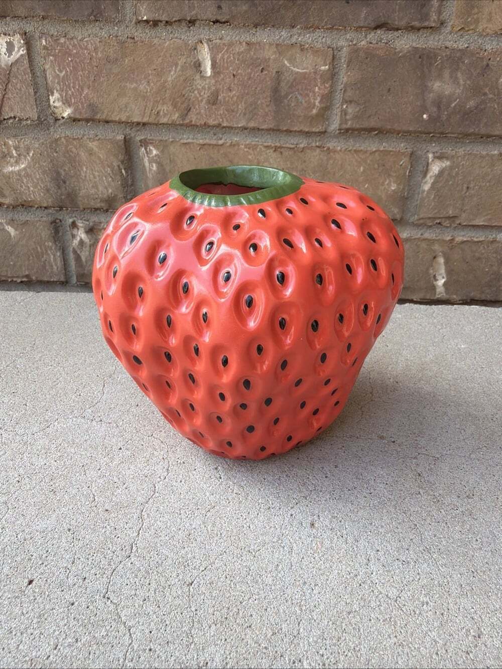 Ceramic Strawberry Planter Vase